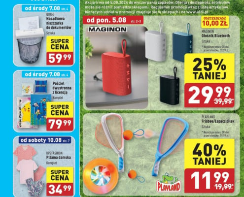 Gazetka ALDI od 05.08.2024 do 10.08.2024 - non food