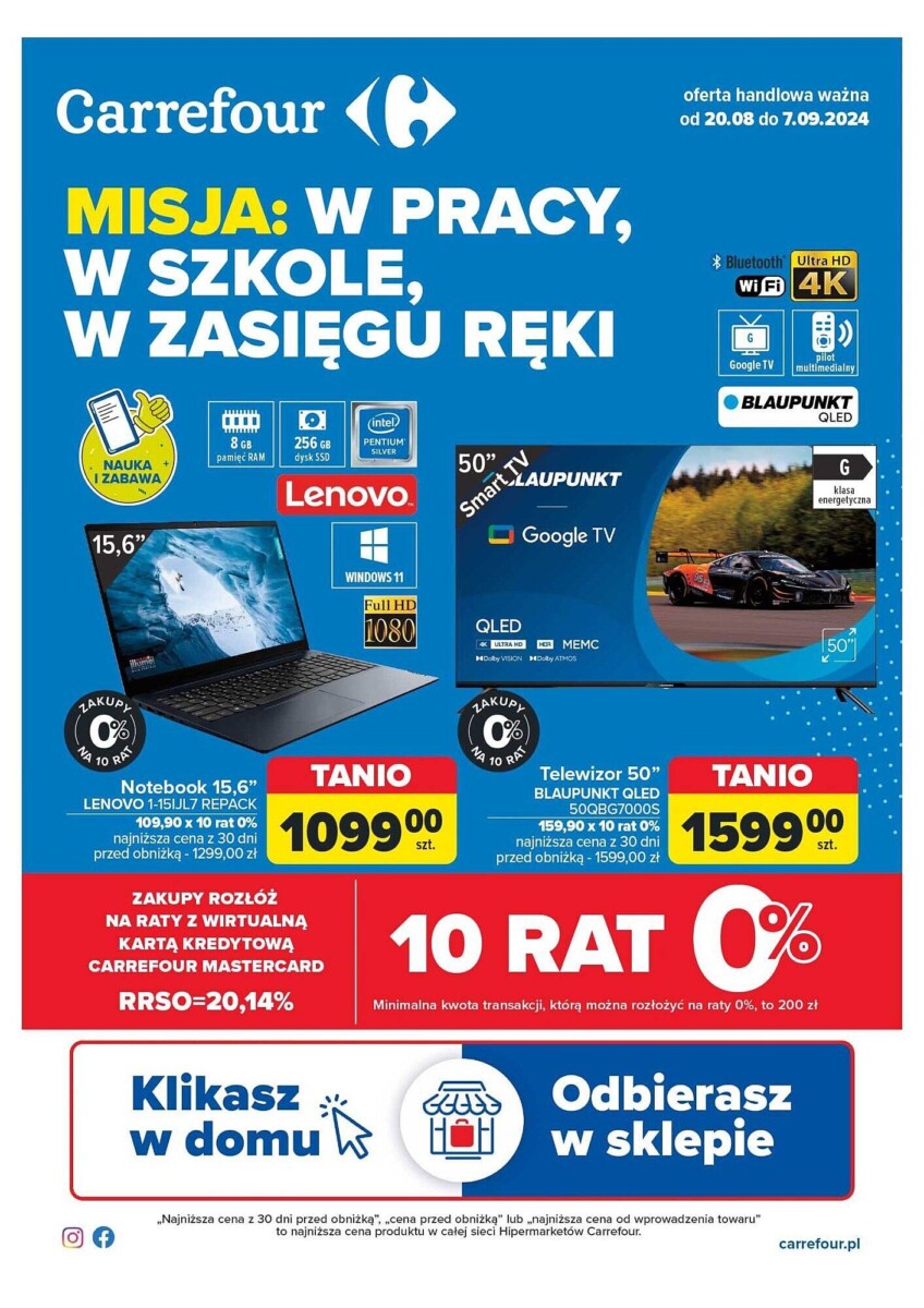 Gazetka CARREFOUR od 20.08.2024 do 07.09.2024