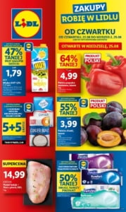 Gazetka LIDL od 22.08.2024 do 25.08.2024