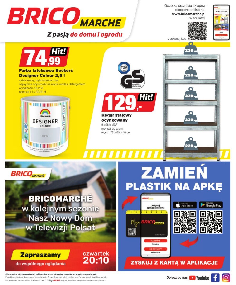 Gazetka Bricomarche od 25.09.2024 do 05.10.2024