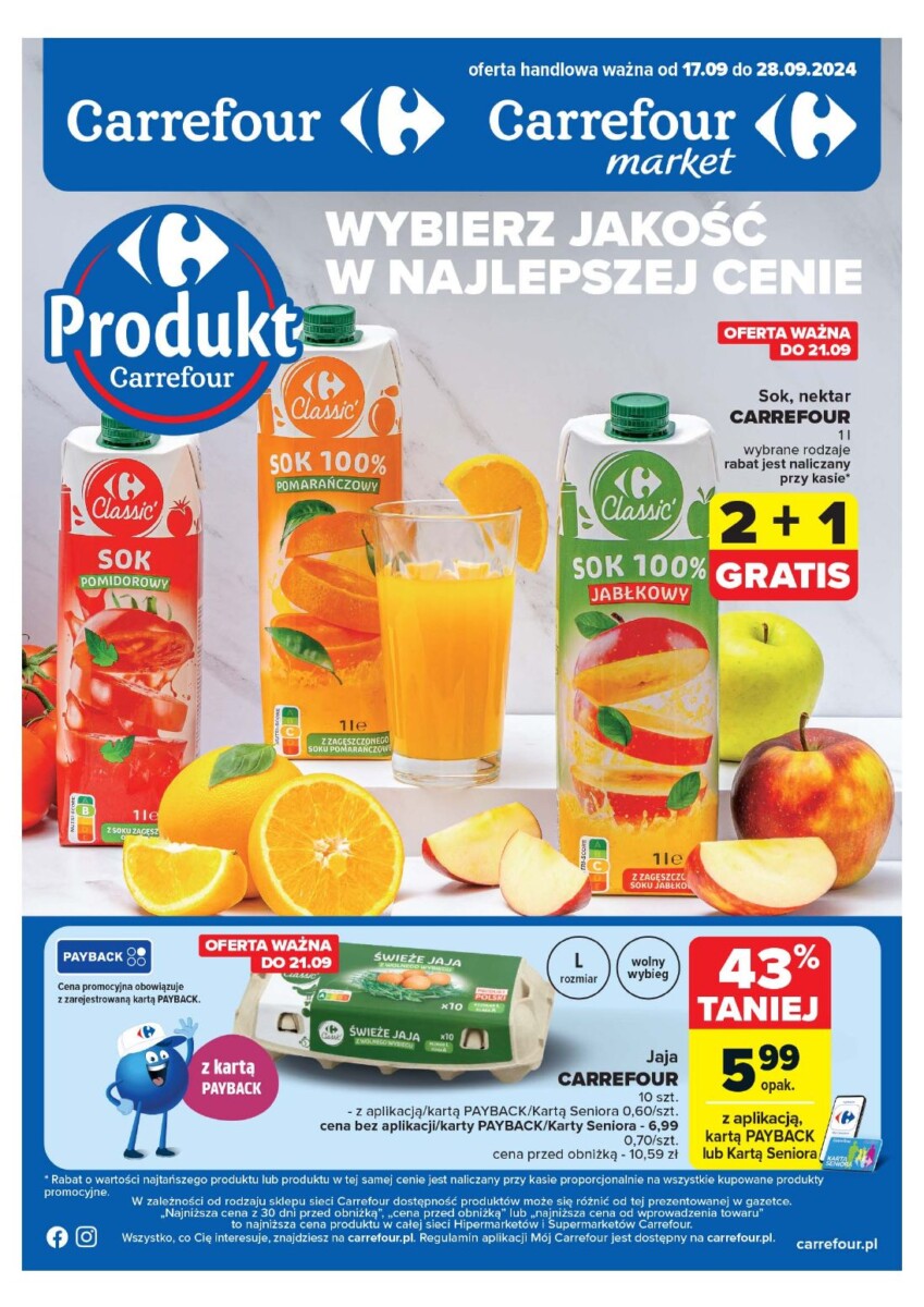 Gazetka CARREFOUR od 17.09.2024 do 28.09.2024