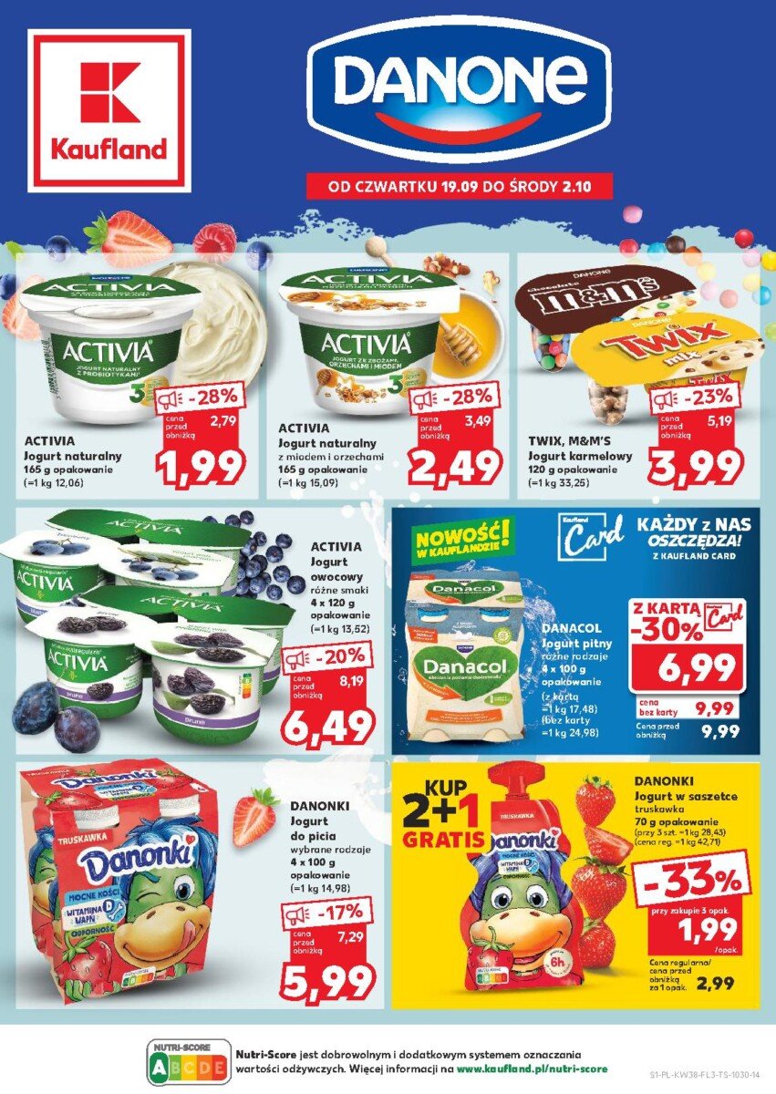 Kaufland Gazetka od 19.09.2024 do 02.10.2024 - Danone