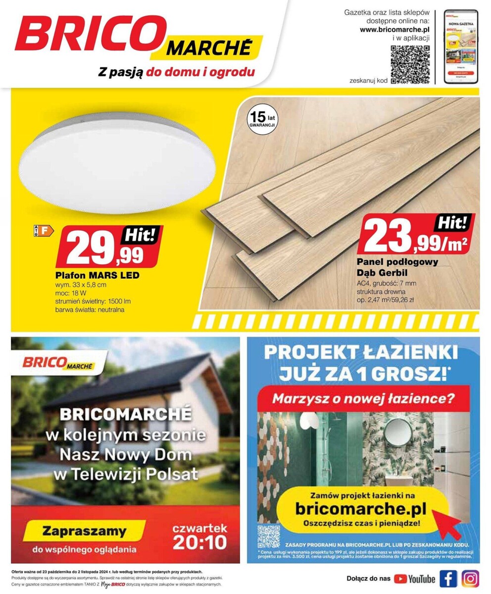 Gazetka Bricomarche od 23.10.2024 do 02.11.2024