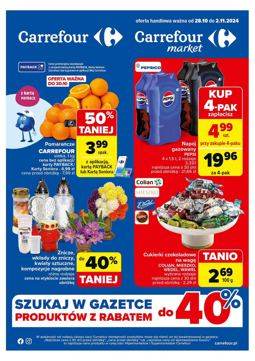 Gazetka CARREFOUR od 28.10.2024 do 02.11.2024