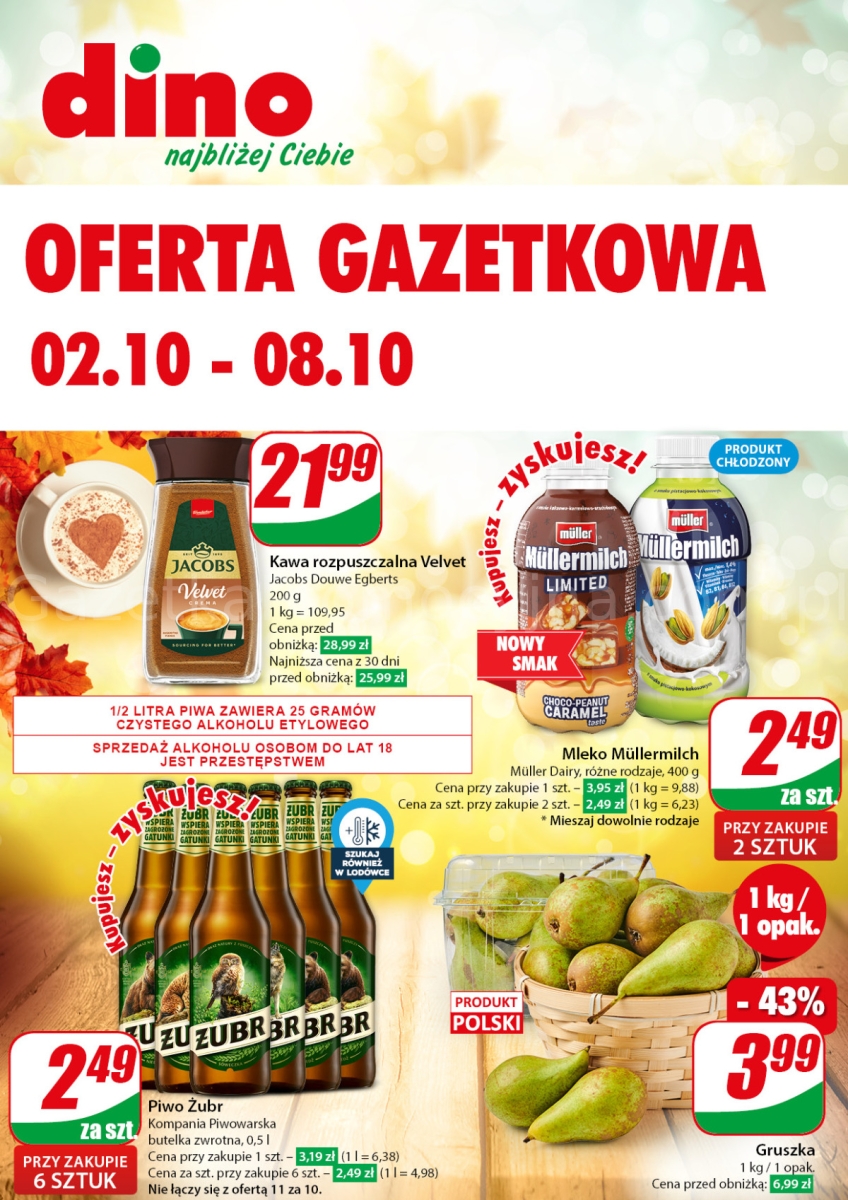 Gazetka DINO od 02.10.2024 do 08.10.2024