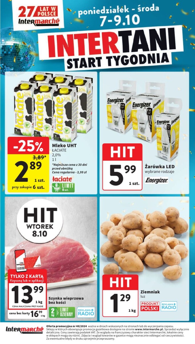 Gazetka INTERMARCHE od 07.10.2024 do 09.10.2024