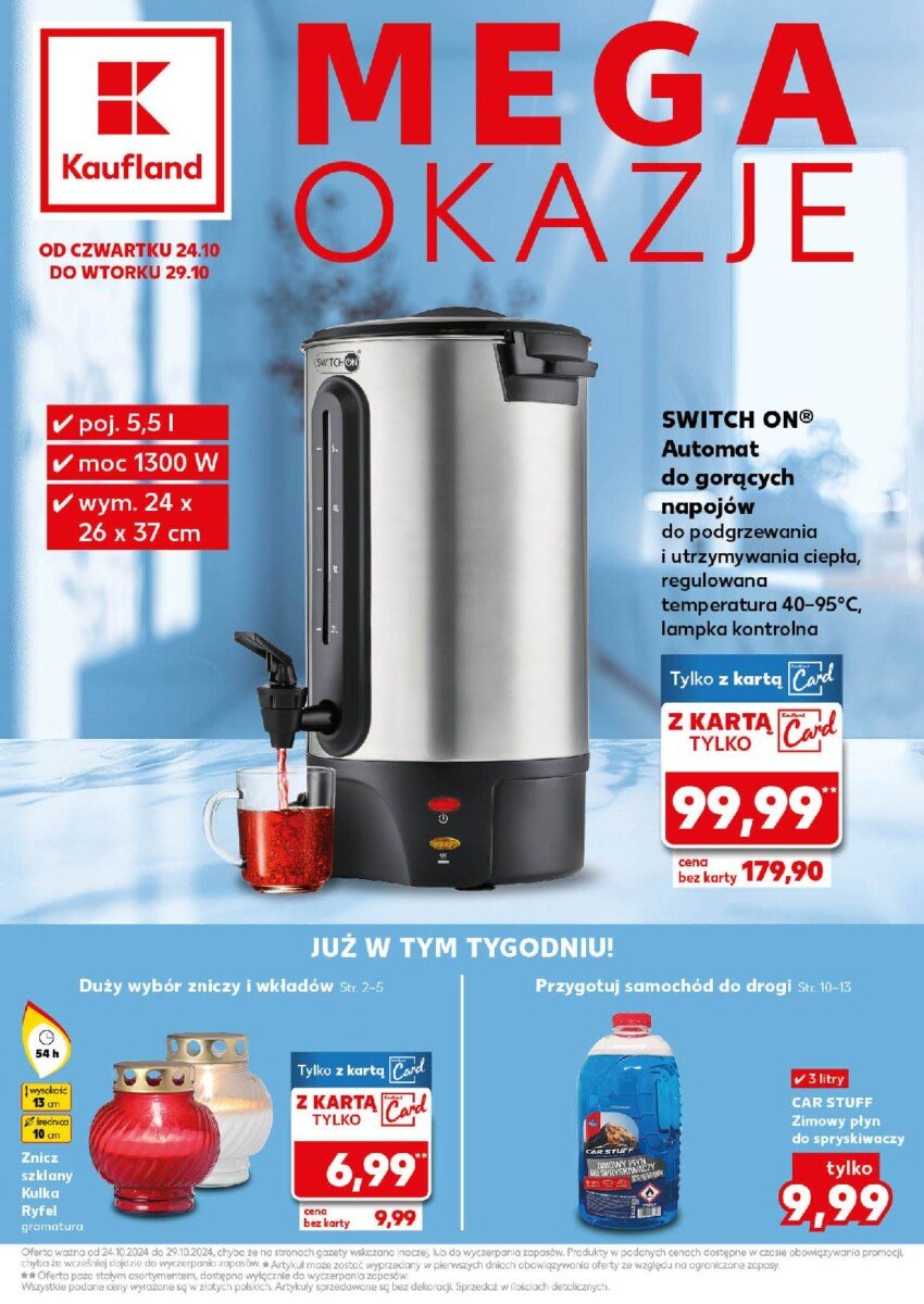 Kaufland Gazetka od 24.10.2024 do 29.10.2024 - Mega Okazje