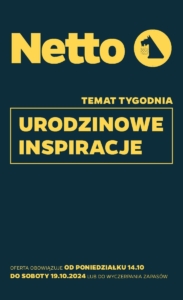 Gazetka NETTO od 14.10.2024 do 19.10.2024 - non food