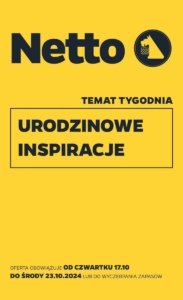 Gazetka NETTO od 17.10.2024 do 23.10.2024 - non food