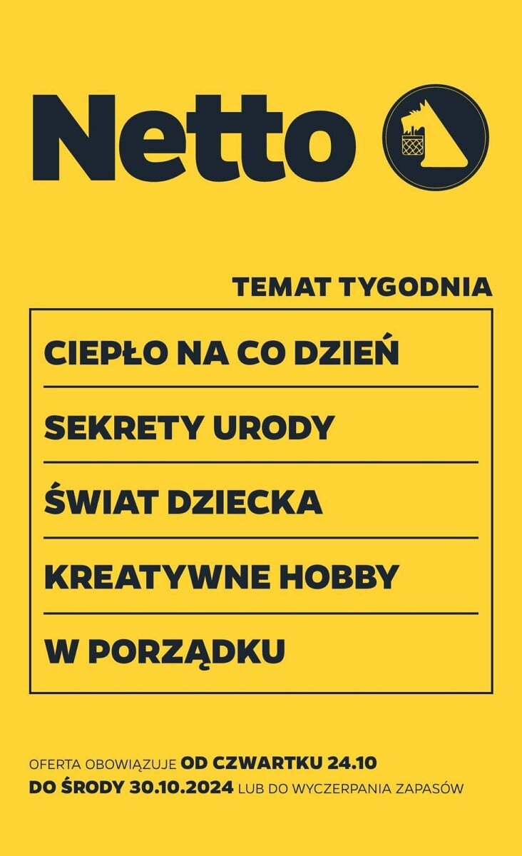 Gazetka NETTO od 24.10.2024 do 30.10.2024 - non food