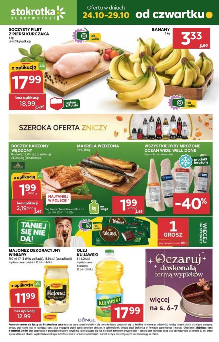 Gazetka STOKROTKA od 24.10.2024 do 30.10.2024 - Supermarket