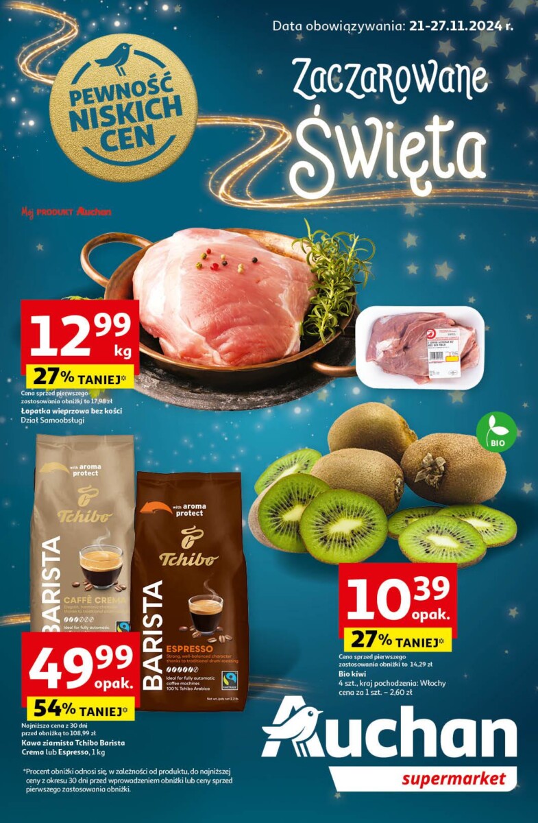 Gazetka Auchan od 21.11.2024 do 27.11.2024 - Supermarket