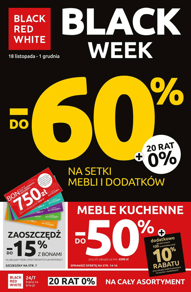 Gazetka Black Red White od 18.11.2024 do 01.12.2024