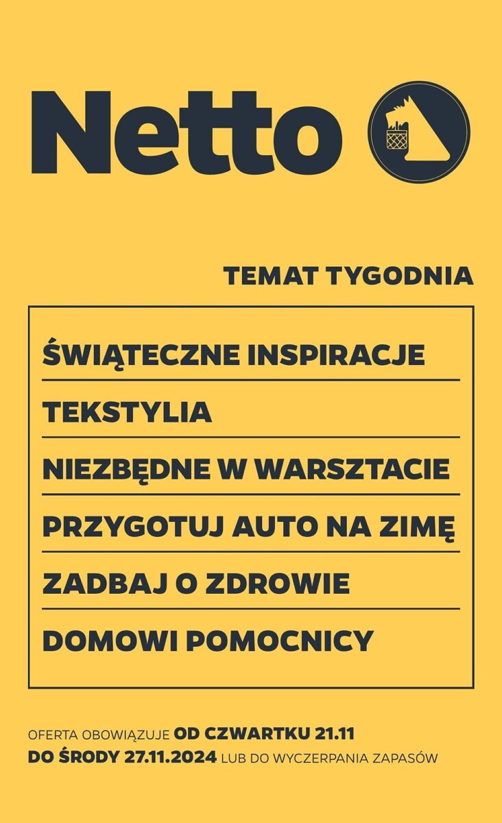 Gazetka NETTO od 21.11.2024 do 27.11.2024 - non food