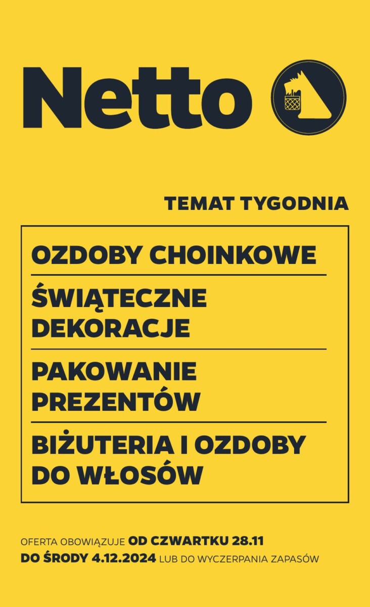 Gazetka NETTO od 28.11.2024 do 04.12.2024 - non food