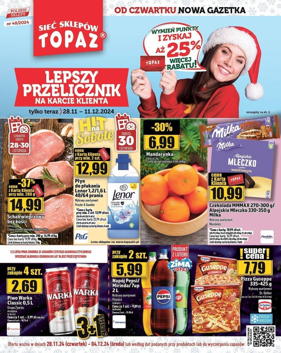 Gazetka Topaz od 28.11.2024 do 11.12.2024 - Warszawa