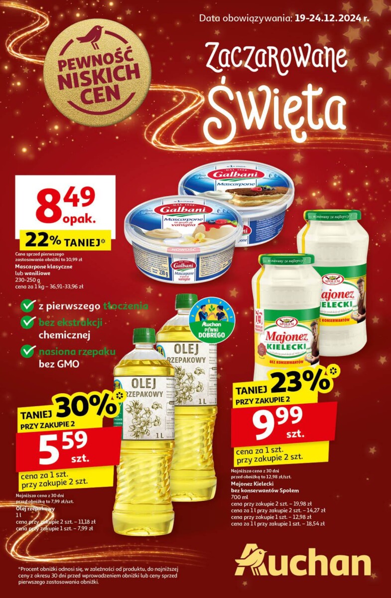 Gazetka Auchan od 19.12.2024 do 24.12.2024 - Hypermarket