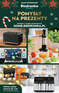 Gazetka BIEDRONKA od 09.12.2024 do 01.01.2025 - Home