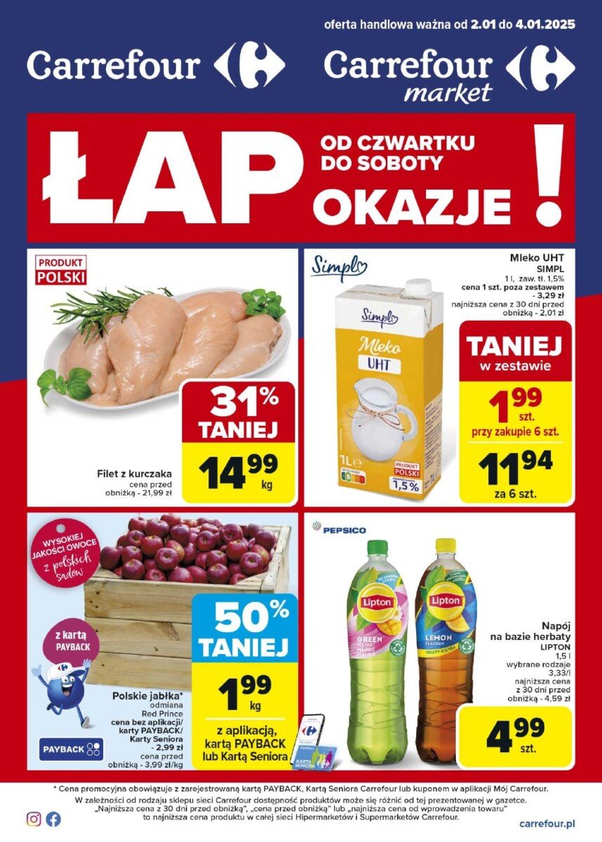 Gazetka CARREFOUR od 02.01.2025 do 04.01.2025