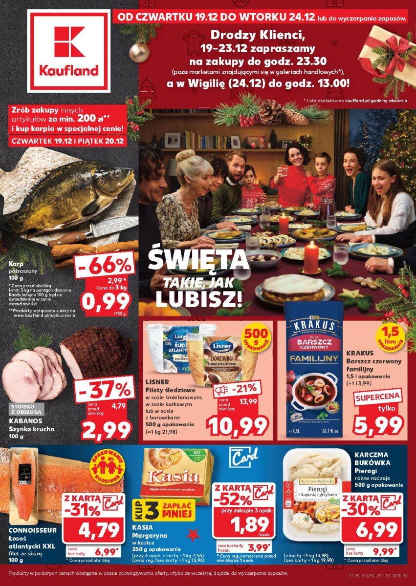 Kaufland Gazetka od 19.12.2024 do 24.12.2024