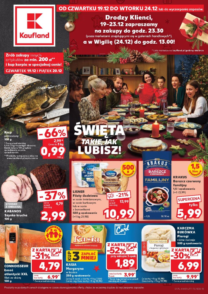 Kaufland Gazetka od 19.12.2024 do 24.12.2024