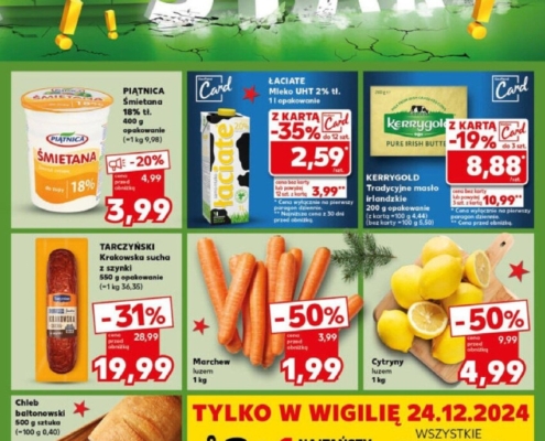 Kaufland Gazetka od 23.12.2024 do 24.12.2024