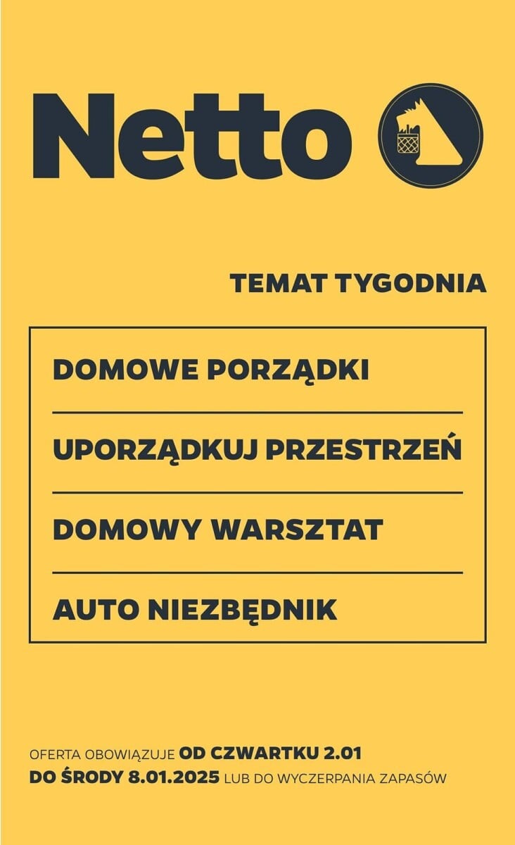 Gazetka NETTO od 02.01.2025 do 08.01.2025 - non food