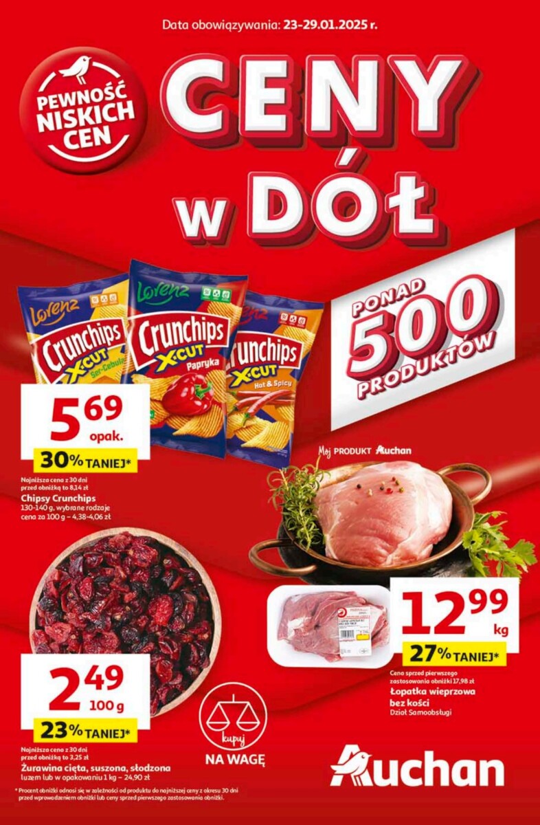 Gazetka Auchan od 23.01.2025 do 29.01.2025 - Hypermarket