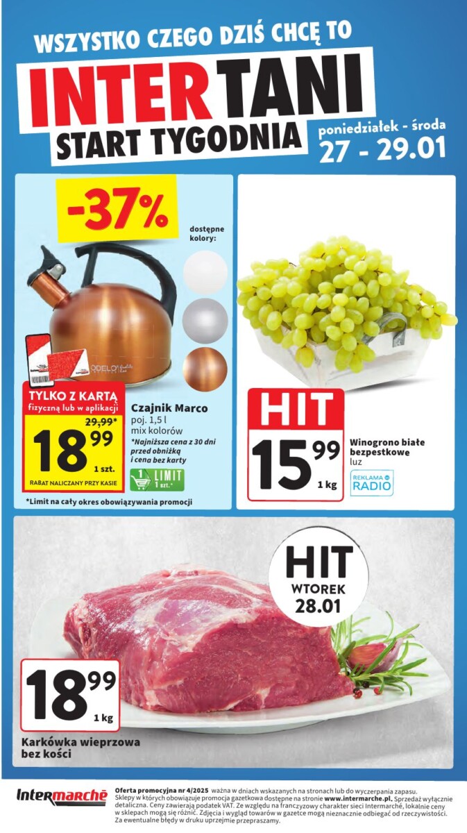 Gazetka INTERMARCHE od 27.01.2025 do 29.01.2025