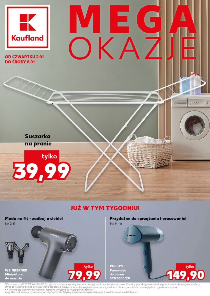 Kaufland Gazetka od 02.01.2025 do 08.01.2025 - mega okazje