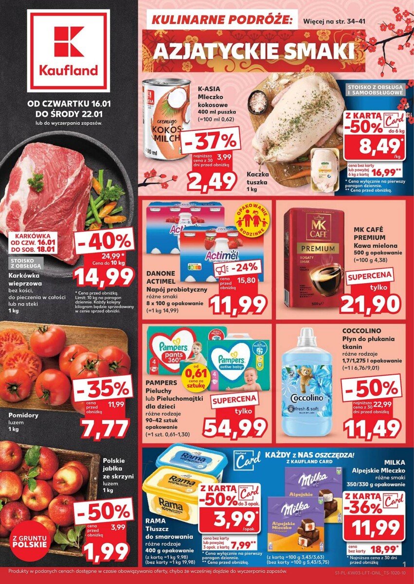 Kaufland Gazetka od 16.01.2025 do 22.01.2025