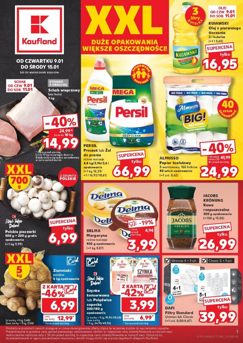 Kaufland Gazetka od 09.01.2025 do 15.01.2025 - mega ocazje