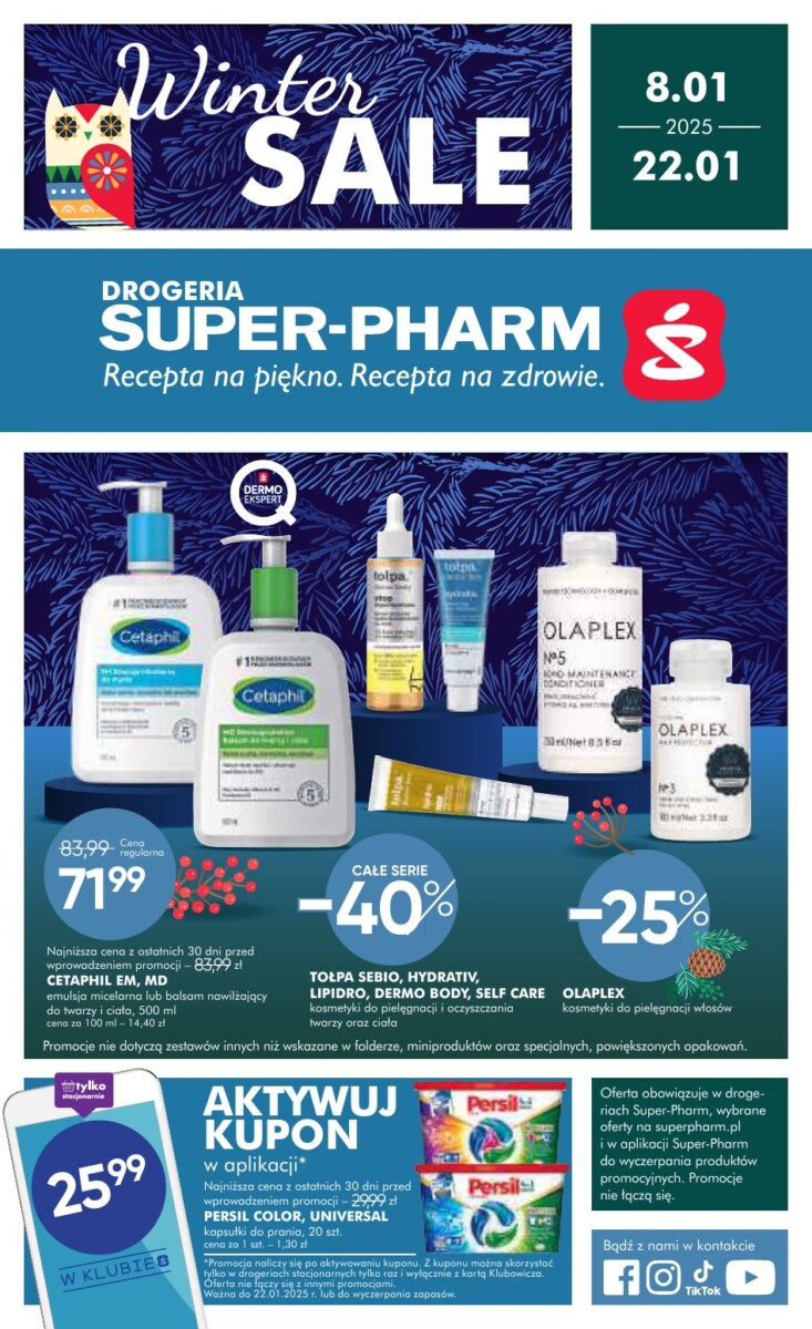 Gazetka Super Pharm od 08.01.2025 do 22.01.2025