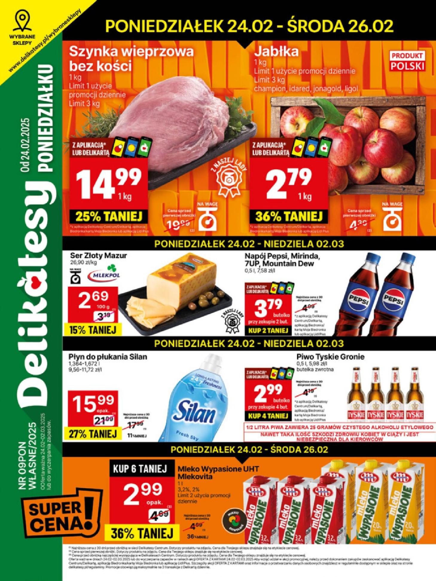 Gazetka Delikatesy Centrum od 24.02.2025 do 02.03.2025