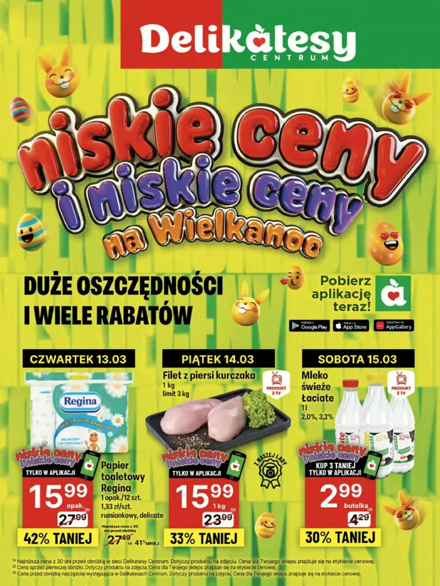 Gazetka Delikatesy Centrum od 13.03.2025 do 19.03.2025