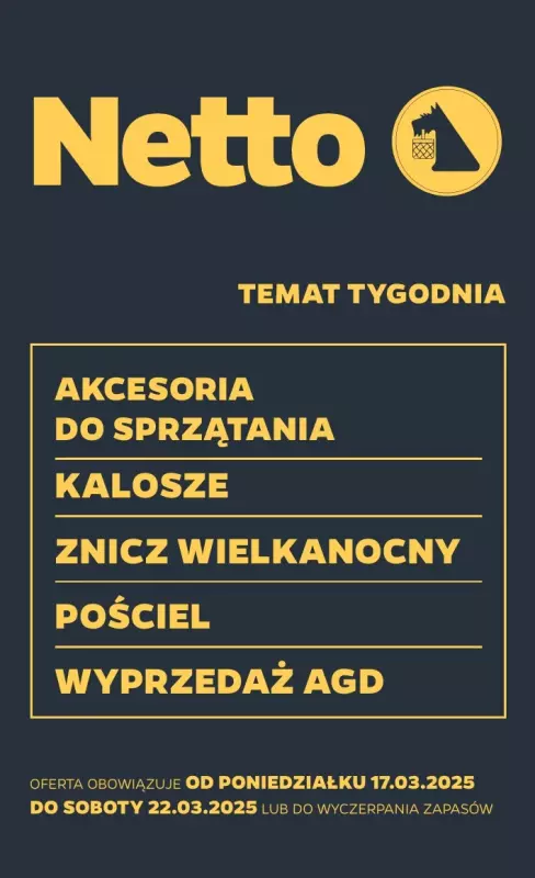 Gazetka NETTO od 17.03.2025 do 22.03.2025 - non food