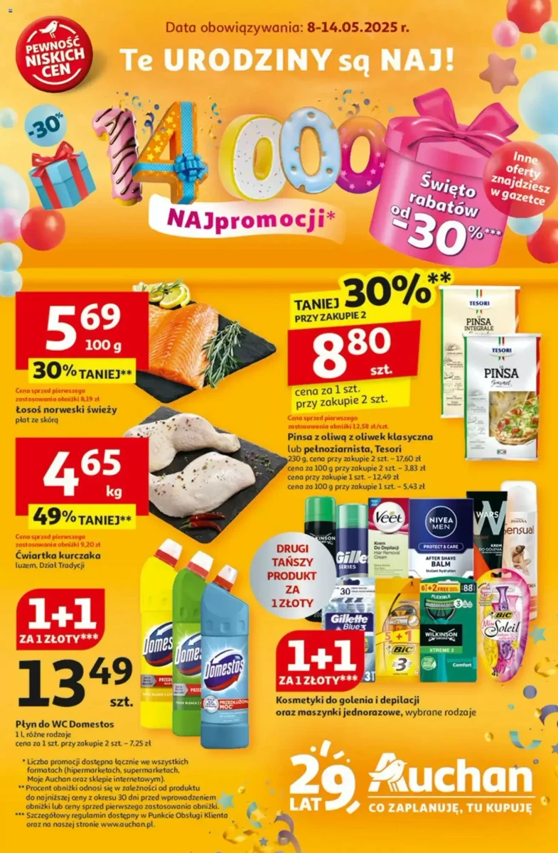 Gazetka Auchan od 08.05.2025 do 14.05.2025 - Hypermarket