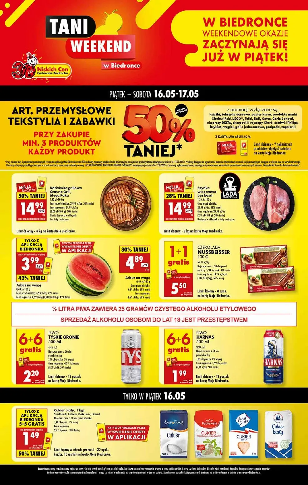 Gazetka BIEDRONKA od 16.05.2025 do 17.05.2025