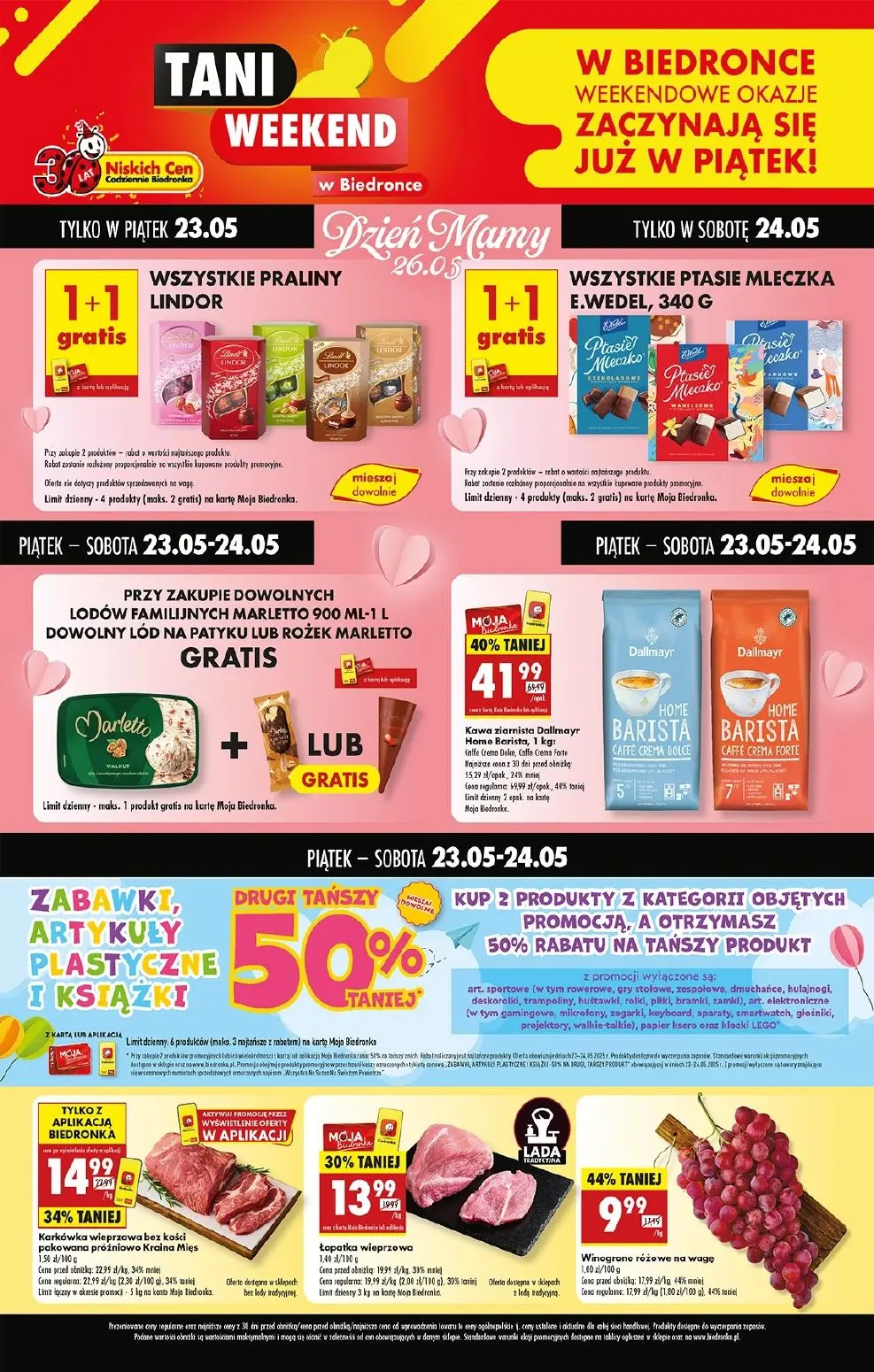Gazetka BIEDRONKA od 23.05.2025 do 24.05.2024
