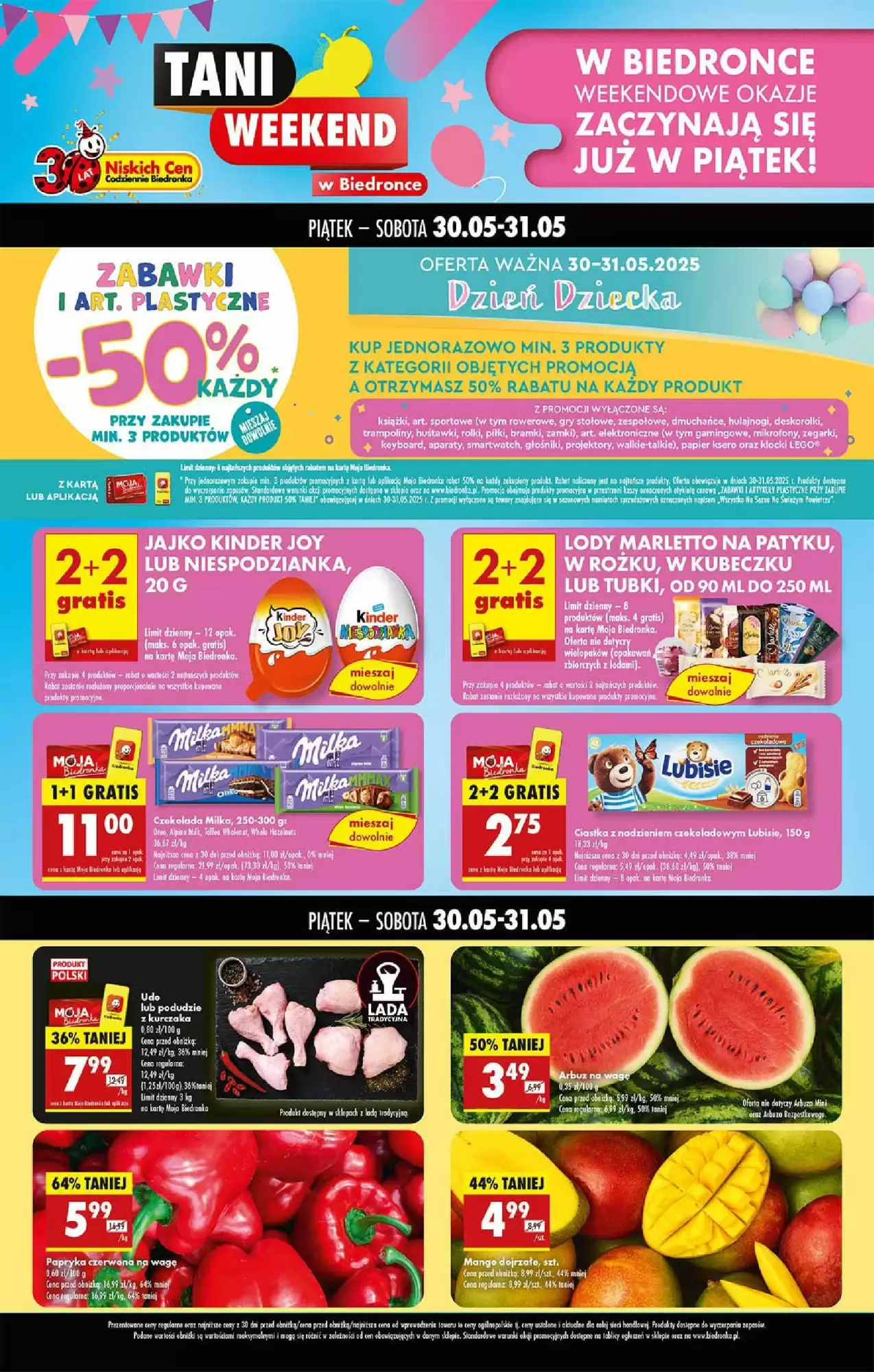 Biedronka Gazetka 30.05.2025 - 31.05.2025