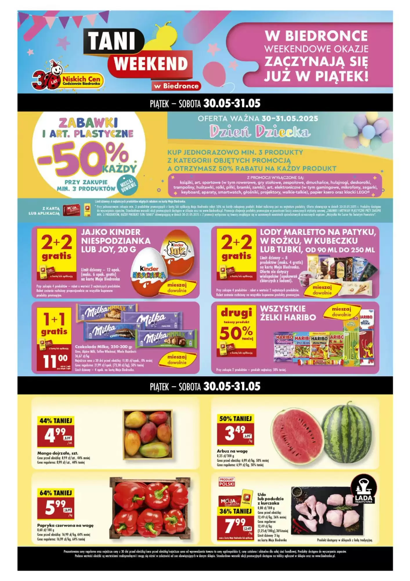 Biedronka Gazetka 30.05.2025 - 31.05.2025