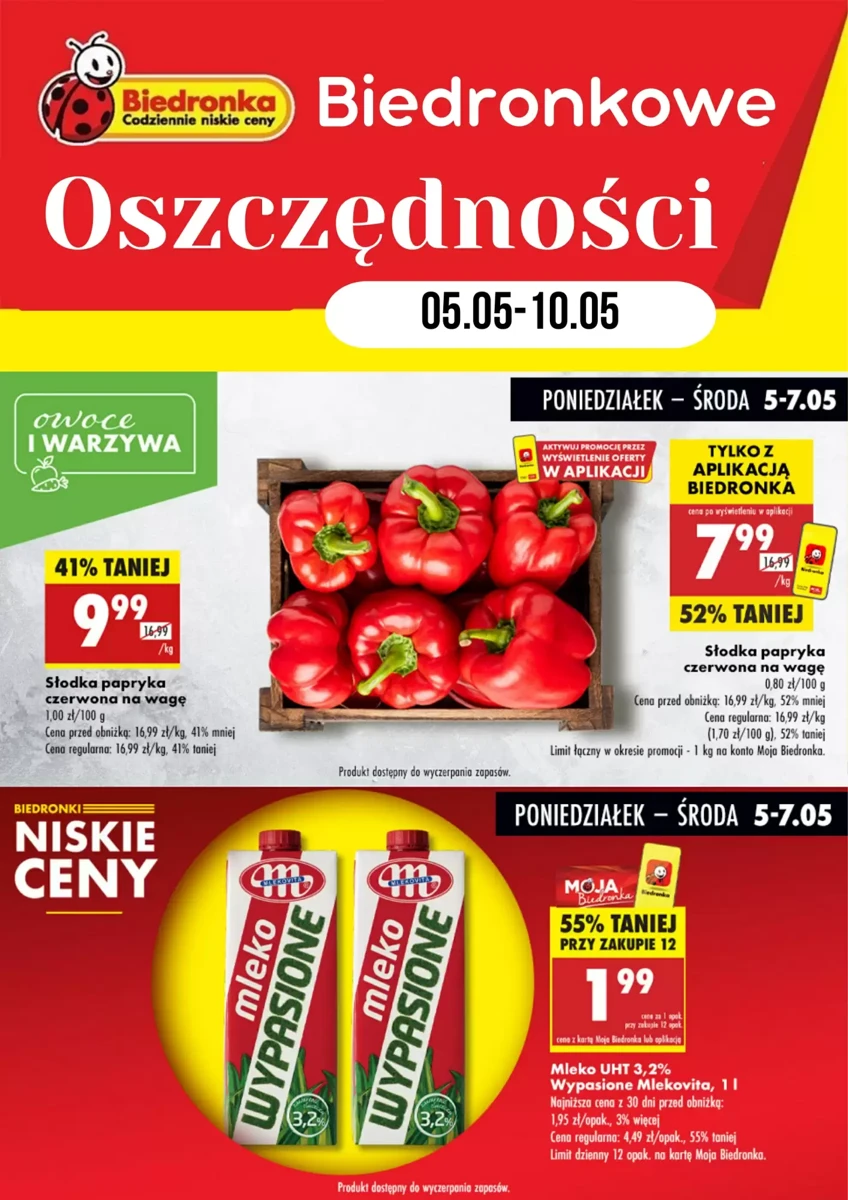 Gazetka BIEDRONKA od 05.05.2025 do 10.05.2025
