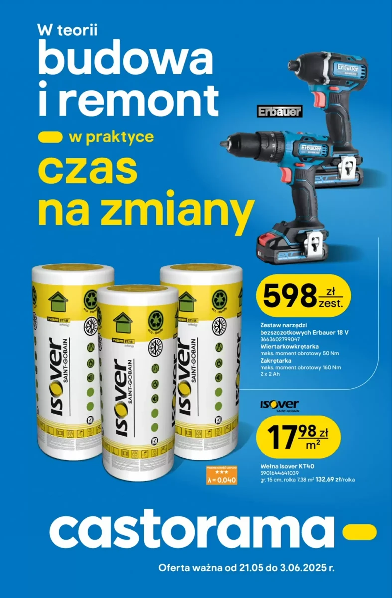 Gazetka Castorama od 21.05.2025 do 03.06.2025