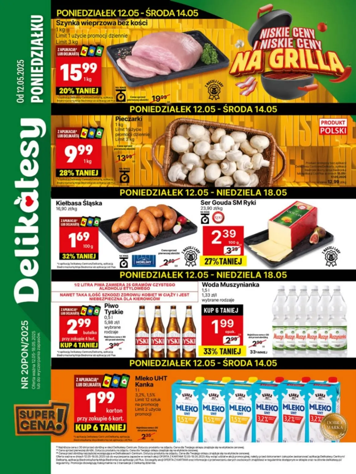 Gazetka Delikatesy Centrum od 12.05.2025 do 14.05.2025