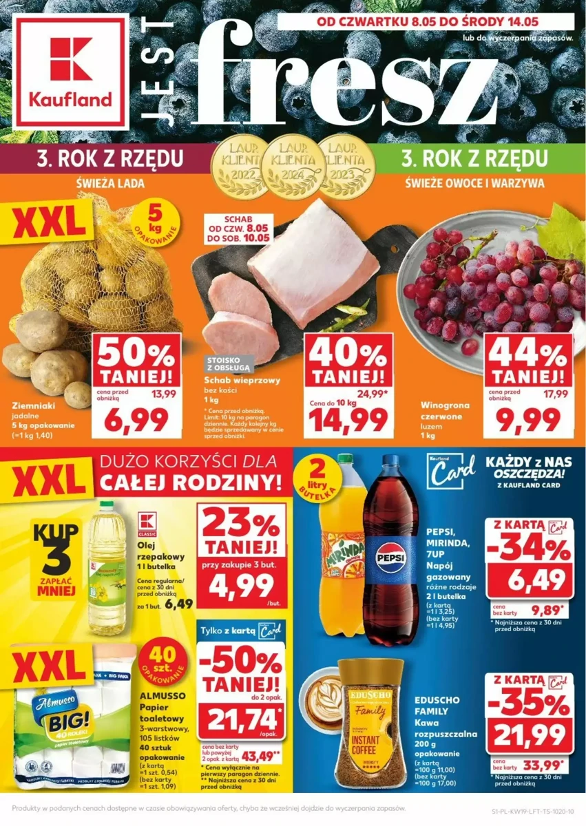 Kaufland Gazetka od 08.05.2025 do 14.05.2025