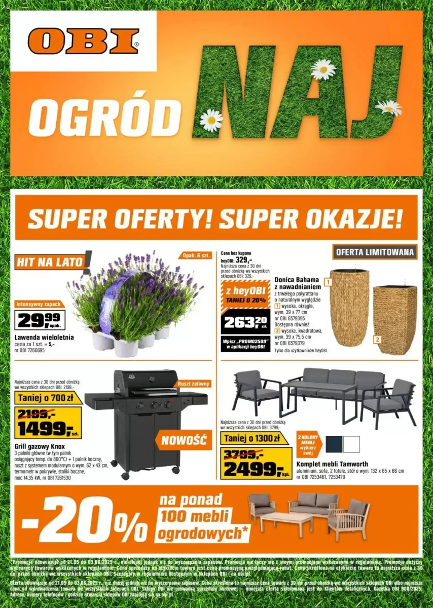 Gazetka OBI od 21.05.2025 do 03.06.2025