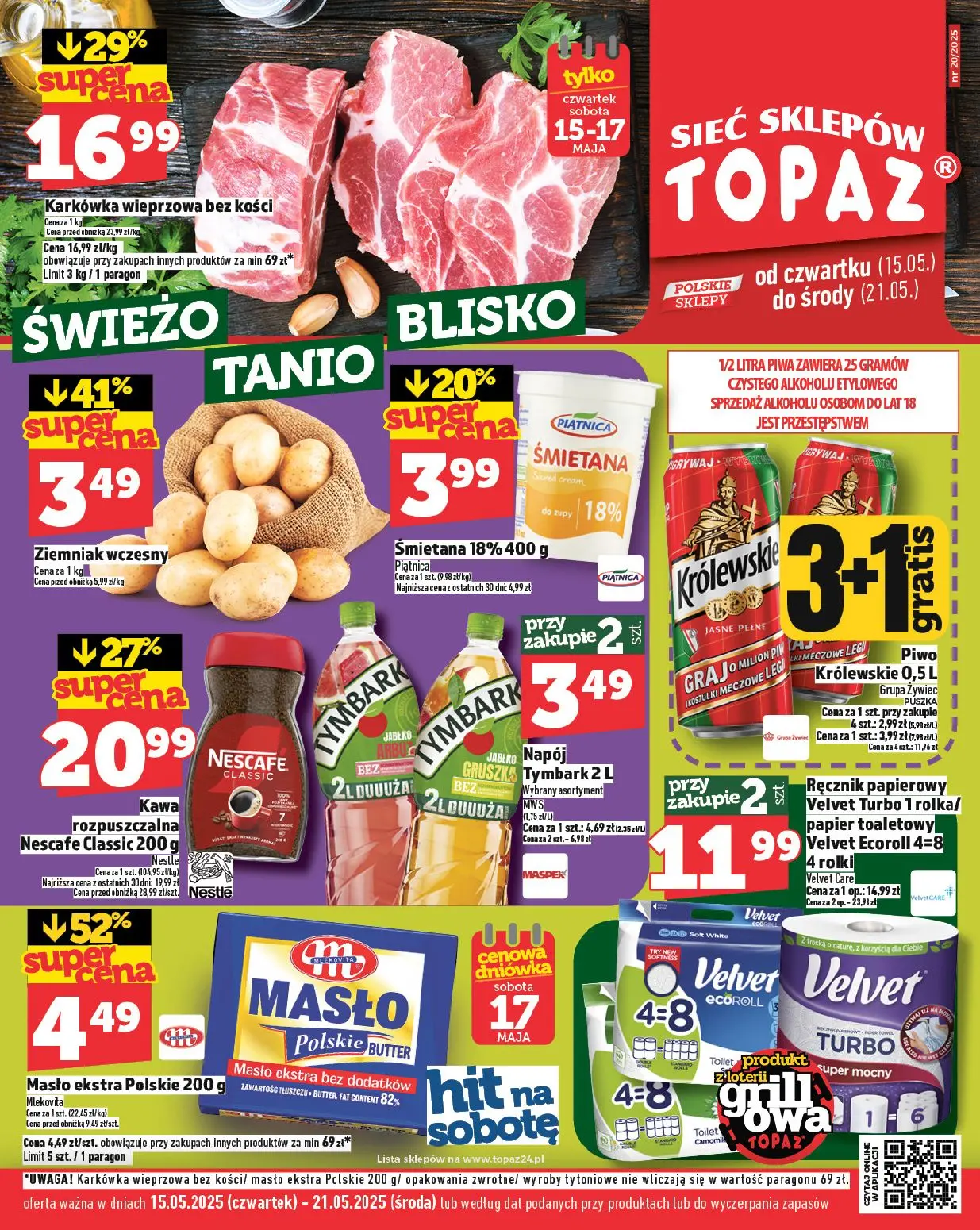 Gazetka Topaz od 15.05.2025 do 21.05.2025 - Warszawa