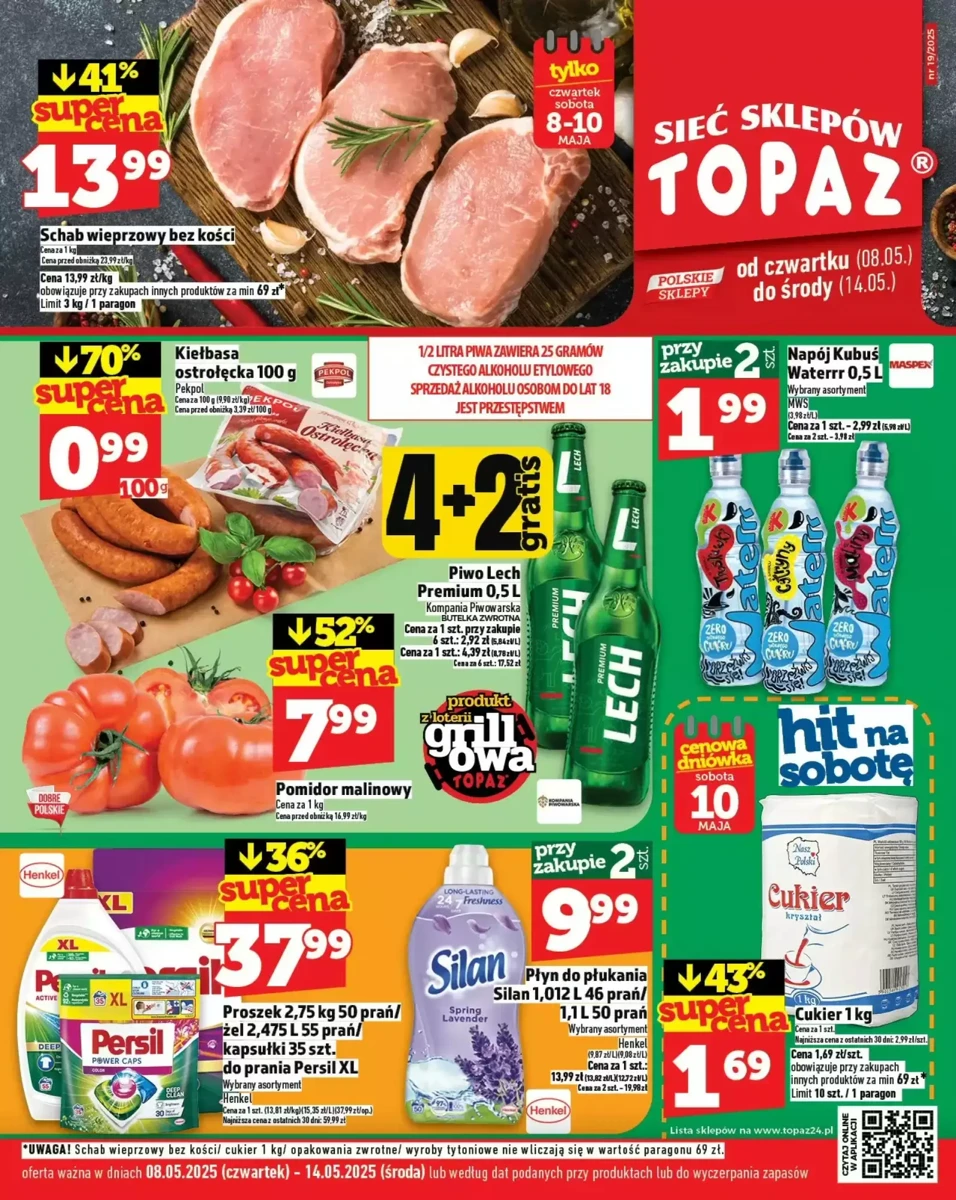 Gazetka Topaz od 08.05.2025 do 14.05.2025 - Warszawa