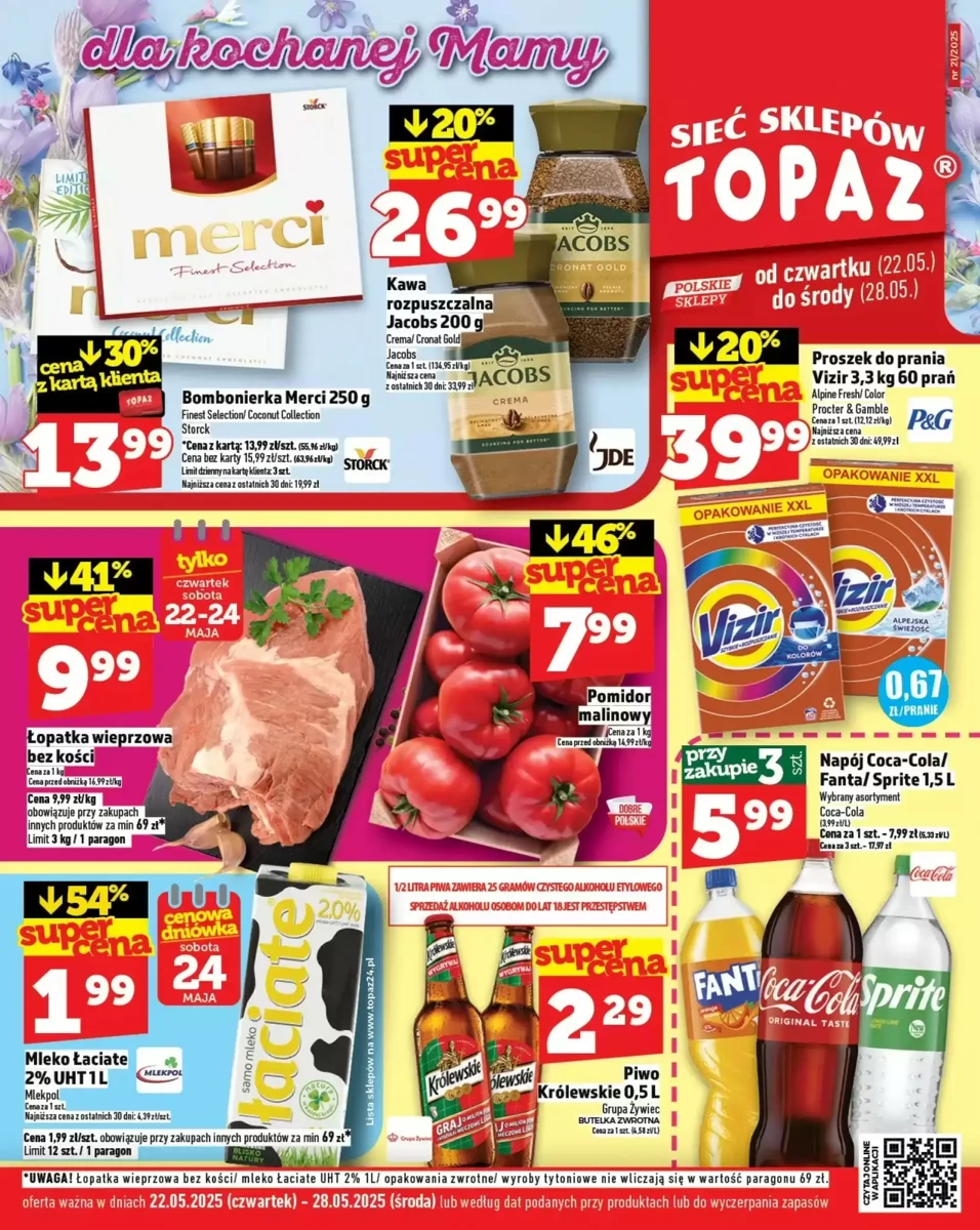 Gazetka Topaz od 22.05.2025 do 28.05.2025 - Warszawa