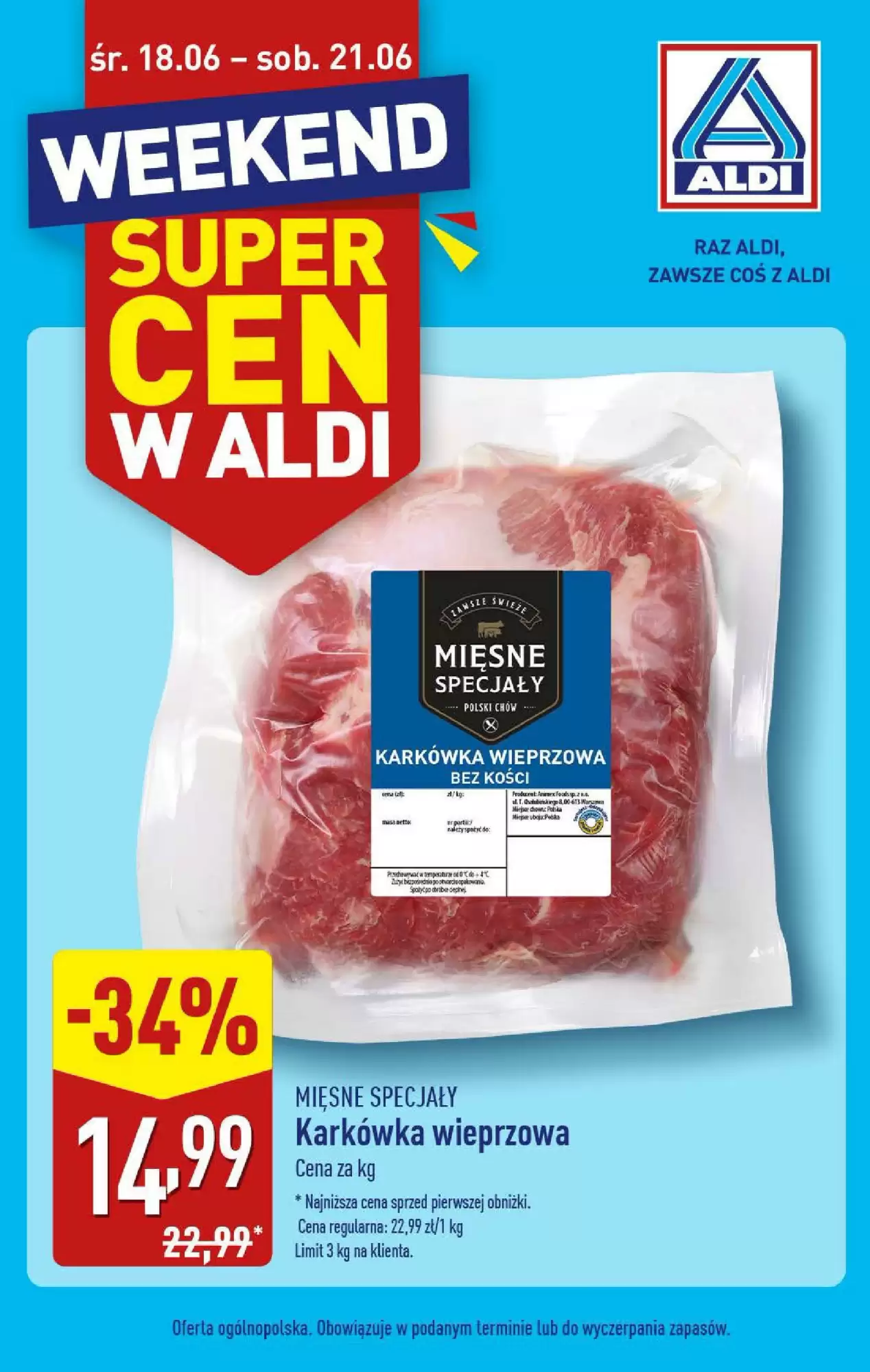 Aldi Gazetka 18.06.2025 - 21.06.2025